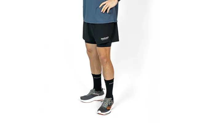 Glu-tech Running 2in1 Shorts Men - Black