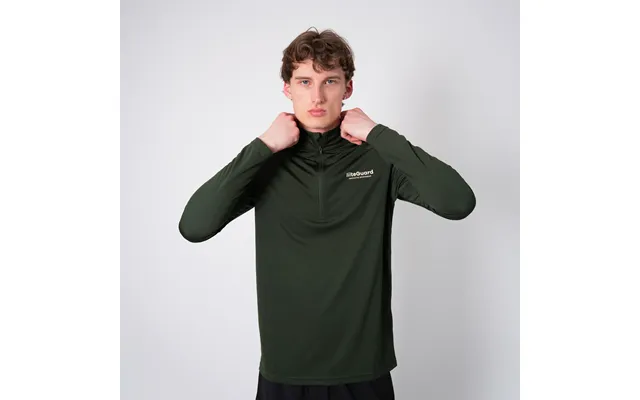 Ground-tech 1 4 Zip Shirt Men - Army Green
