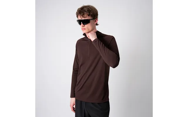 Ground-tech 1 4 Zip Shirt Men - Coffee Bean