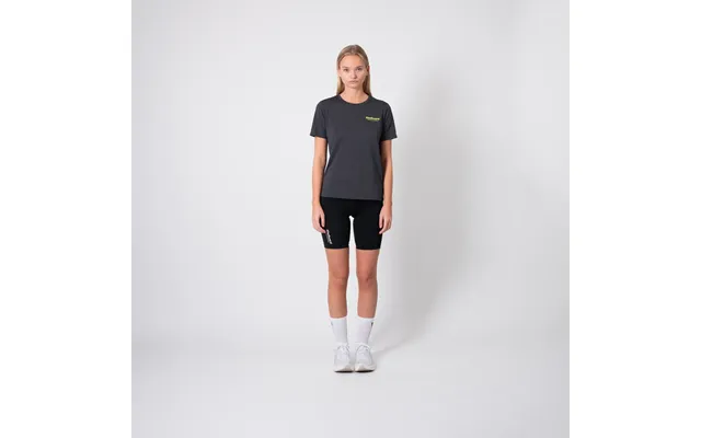 Ground-tech T-shirt Women - Ebony Neon Yellow