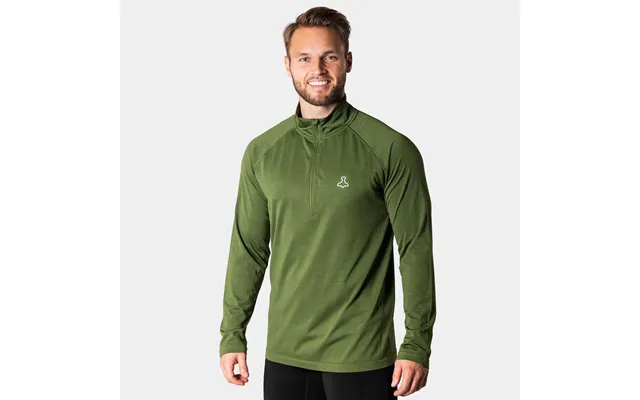 Re-liite 1 4 Zip Shirt Men - Army Green