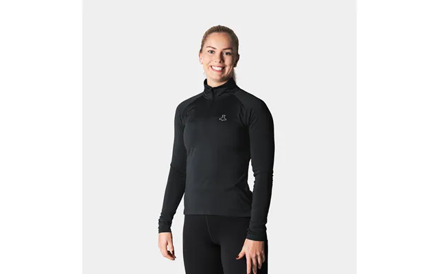 Re-liite 1 4 Zip Shirt Women - Black