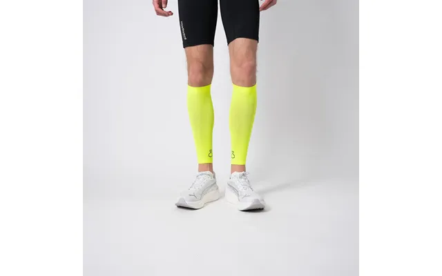 Shin-tech Vision Compression Calf Sleeves - Neon Yellow