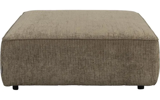 1-personers Sofa Zuiver Element Hunter Brungrå Stofpolstret Loungestol 100x99x38 Cm