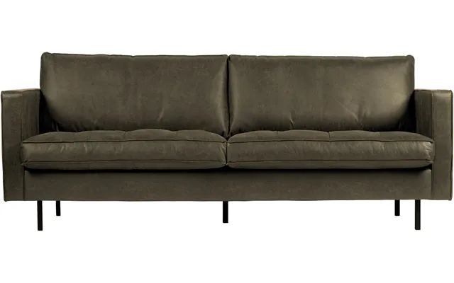 2,5-personers Sofa Woood Rodeo Classic - Army Ecoleather Kunstlæder