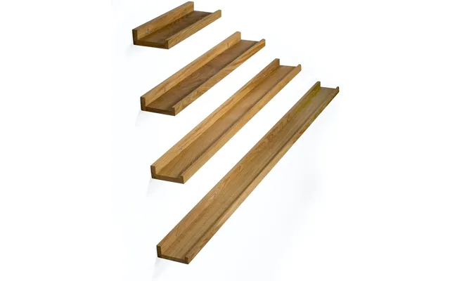 Billedhylde Rammehylde Torkelson Zitti Egetræ Natur L60 X B10 X H4 Cm