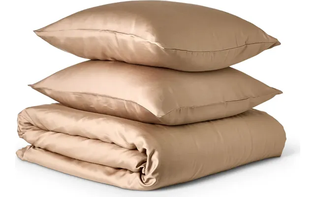 Dynebetrækssæt Bremdals Pure Dreams Bambusviskose Satin 200x200 Beige