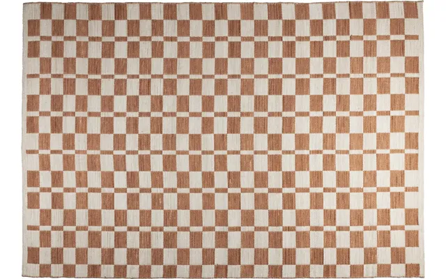 Gulvtæppe Zuiver Checker Genanvendt Pet Stenlysgrå 160 X 230 Cm