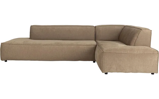 Hjørnesofa Zuiver Fat Freddy Højrevendt Brungrå Stof 188x308 Cm