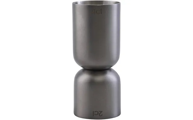 Målebæger House Doctor Grunge Barjigger Gunmetal Rustfrit Stål 2 4 Cl