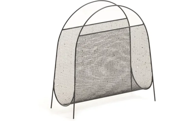 Magasinholder Kave Home Aviva - Moderne Magasinstativ I Grå Pulverlakeret Stål H42xb17xl40 Cm