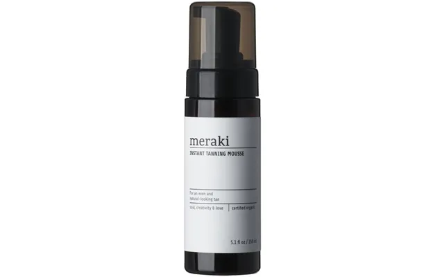 Selvbruner Mousse Meraki Cosmos Organic Instant Tanning Mousse Økologisk Fugtgivende For Jævn Naturlig Glød