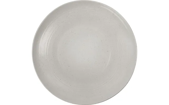 Serveringsfad House Doctor Pion Stentøj Ø36 Cm Grå Hvid Minimalistisk Borddækning