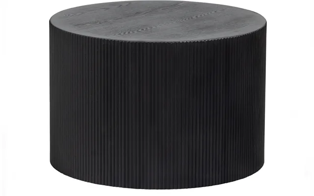 Sidebord Woood Exclusive Sanne Ø60 X H40 Cm - Sort Mdf Småbord Til Stuen