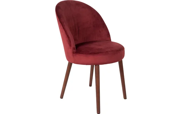 Spisebordsstol Dutchbone Barbara Vinrød Polstret Polyester Bøgramme