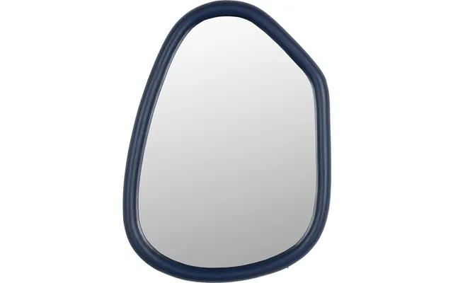 Vægspejl Zuiver Looks Asymmetrisk Blå Mangotræ 67ã 49 Cm