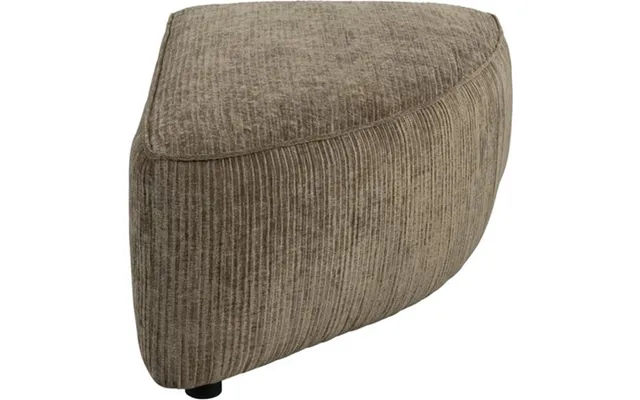 Zuiver Element Hunter Puf Modulær Brungrå Ribbet Stof 100ã 60ã 38 Cm