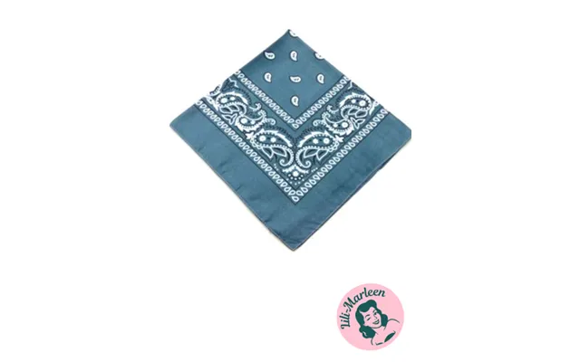 Bandana - Grå Med Klassisk Mønster