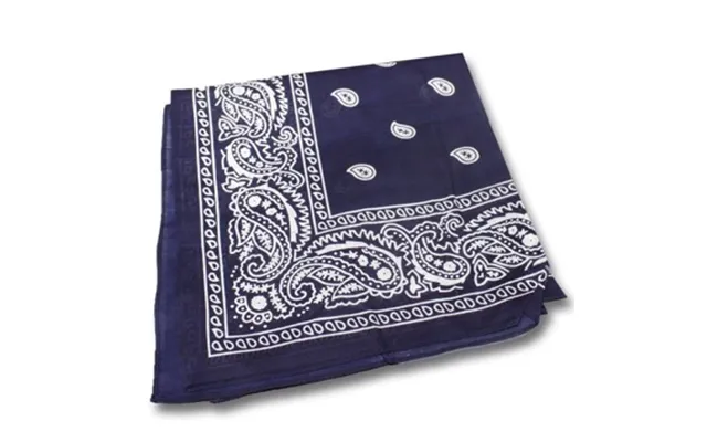 Bandana - Navy Med Klassisk Mønster