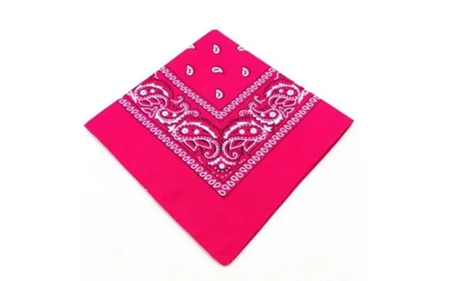 Bandana - Pink Med Klassisk Mønster