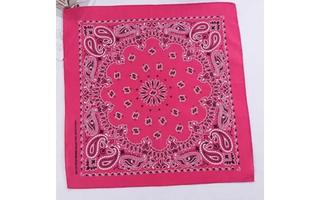 Bandana - Pink Med Klassisk Mønster
