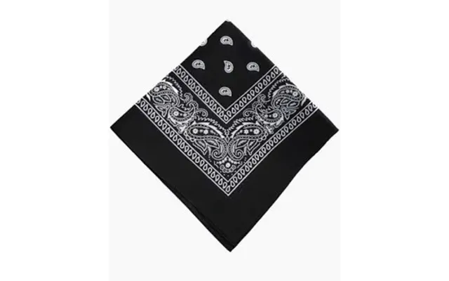 Bandana - Sort Med Klassisk Mønster