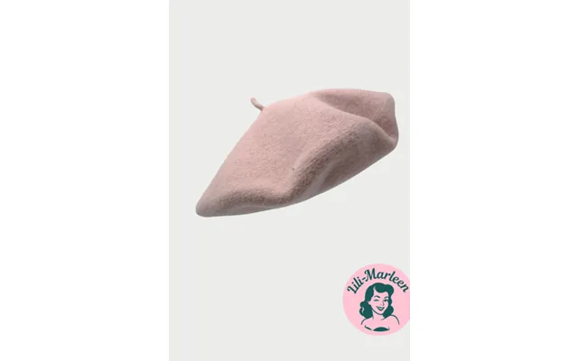 Beret, Pudder Lyserød - Lækker Vintageinspireret Filt Beret product image