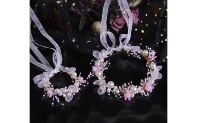 Blomsterkrans Og Corsage Med Perler - Sten