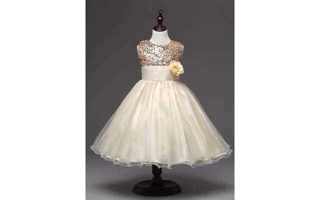 Børne Festkjole Little Isabella Marie - Creme