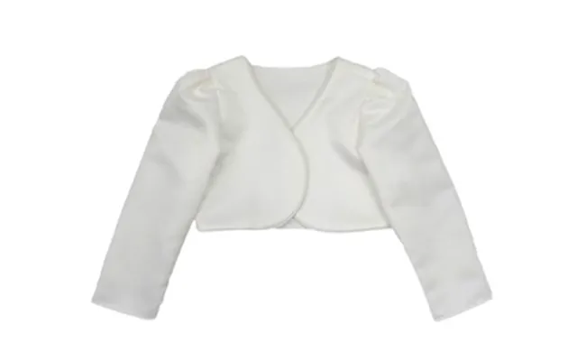 Børnebolero I Satin Liva My - Ivory