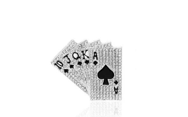 Broche - Den Vindende Hånd Straight Flush, Sølv