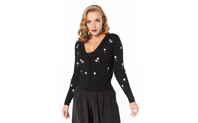 Cardigan, Daisy - Sort