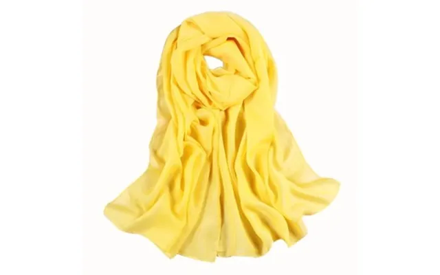 Chiffon Sjal - Gul