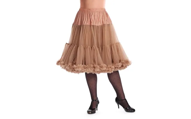 Deluxe Petticoat Skørt - Caffelatté