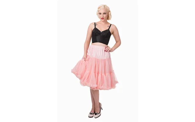 Deluxe Petticoat Skørt, Lyserød - Langt