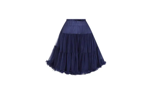 Deluxe Petticoat Skørt, Midnatsblå - Langt