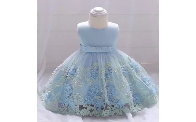 Festkjole Til Baby Little Fannie - Lyseblå