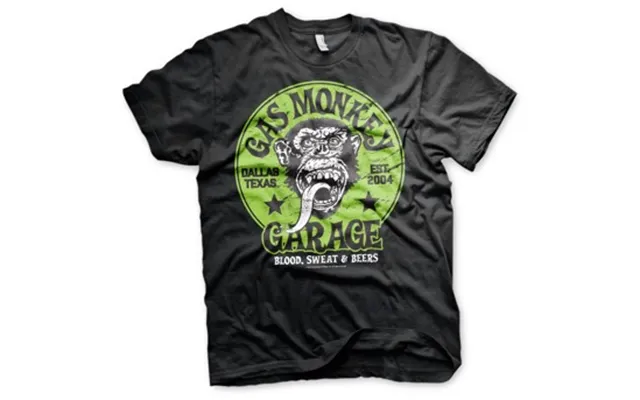 Gas Monkey T-shirt Gmg - Green Logo