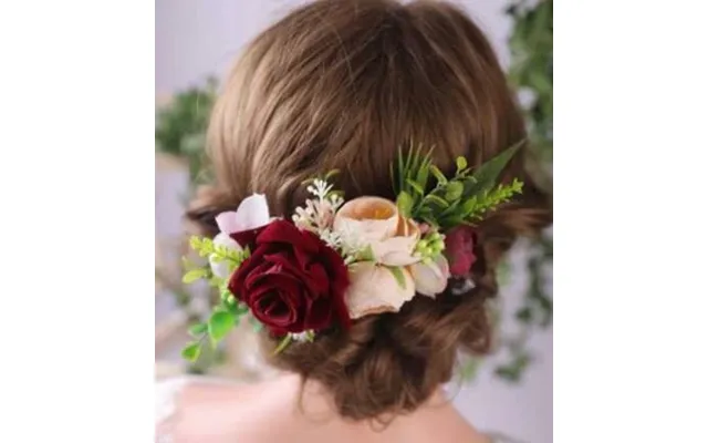 Hårkam Med Rose Og Bonderoser - Deluxe