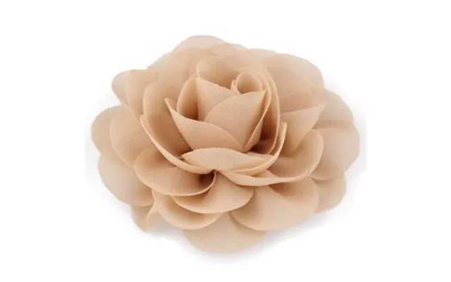 Hårklips Med Lille Rose - Creme