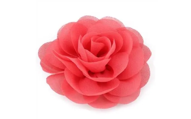 Hårklips Med Lille Rose - Koral