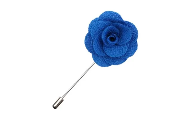 Jakkeslagsnål, Isblå - Rose Der Fuldender Jakkesættet