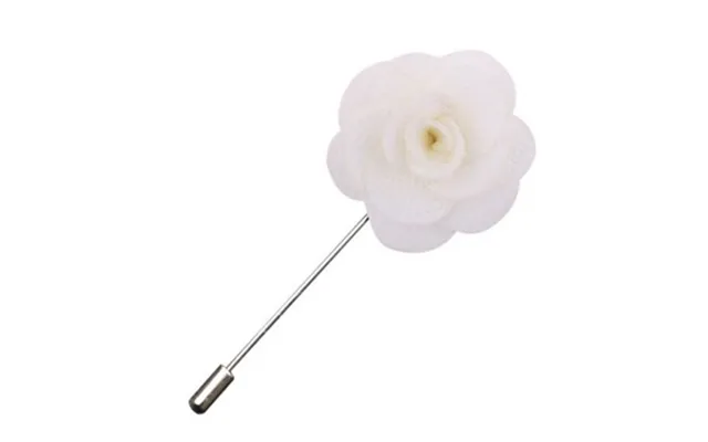 Jakkeslagsnål, Ivory - Rose Der Fuldender Jakkesættet