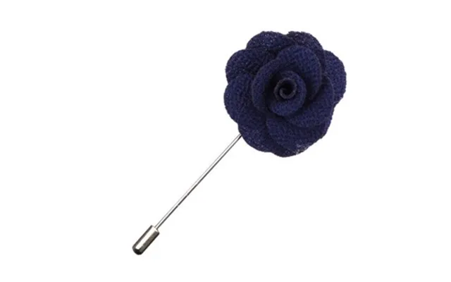 Jakkeslagsnål, Navy - Rose Der Fuldender Jakkesættet