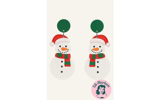 Juleøreringe Dont Cry For Me Snowman