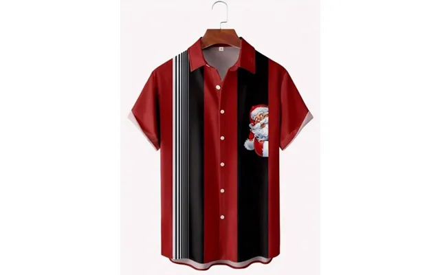 Juleskjorte - Mister Santa Red Black