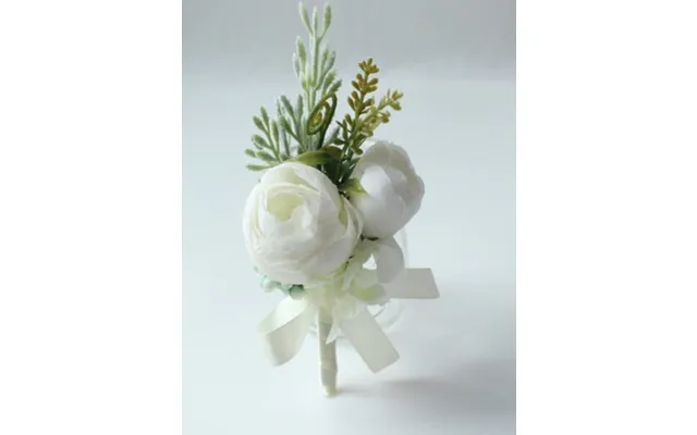 Knabhulsbuket - Off White Bonderose