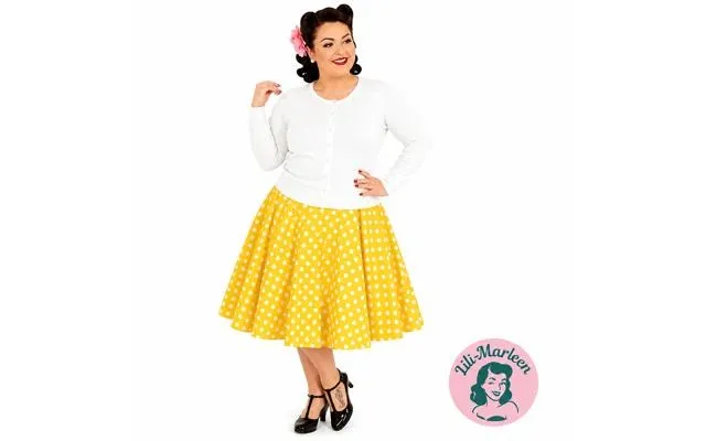 Lady Love Klassisk Hvid Cardigan Til Vintage- Og Rockabilly-look