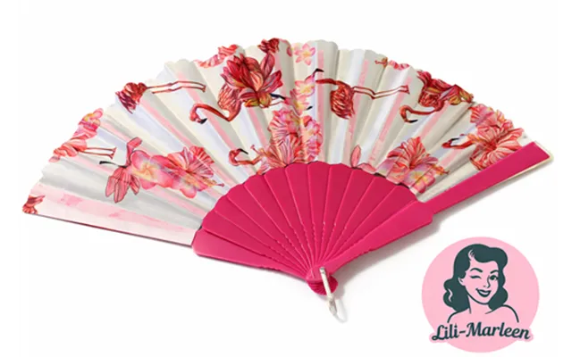 Miss Flamingo Vintage Vifte Med Tropisk Flair Og Feminin Attitude