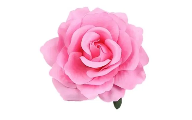 Stofrose - Pink På Hårklips Brochepin